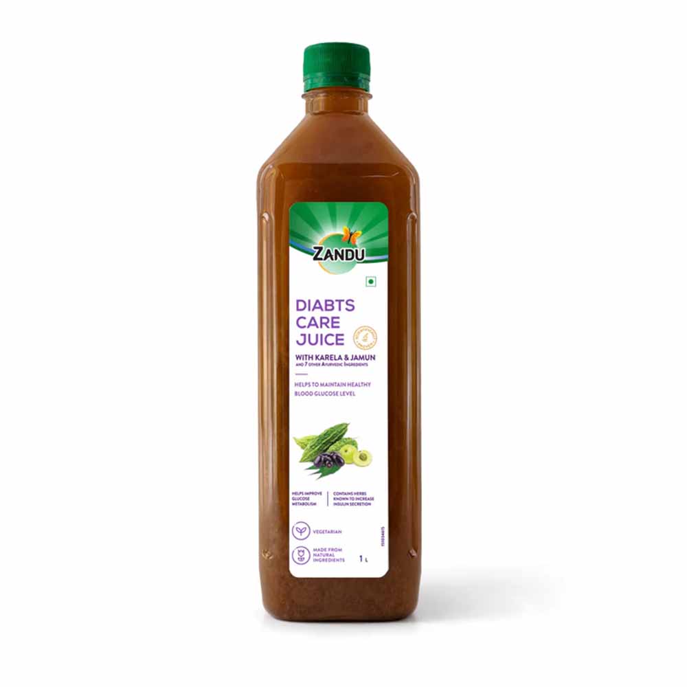 Zandu DiaBTS Care Juice | Ayurvedic Sugar Support | Karela Jamun Amla Blend | No Added Sugar