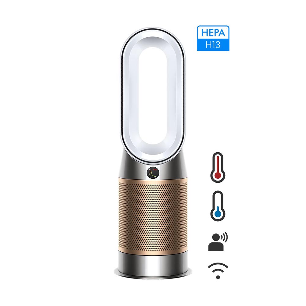 Dyson Purifier Hot+Cool HP2 De NOx | Air Purifier Heater Fan | HEPA H13 Filtration | Smart Control
